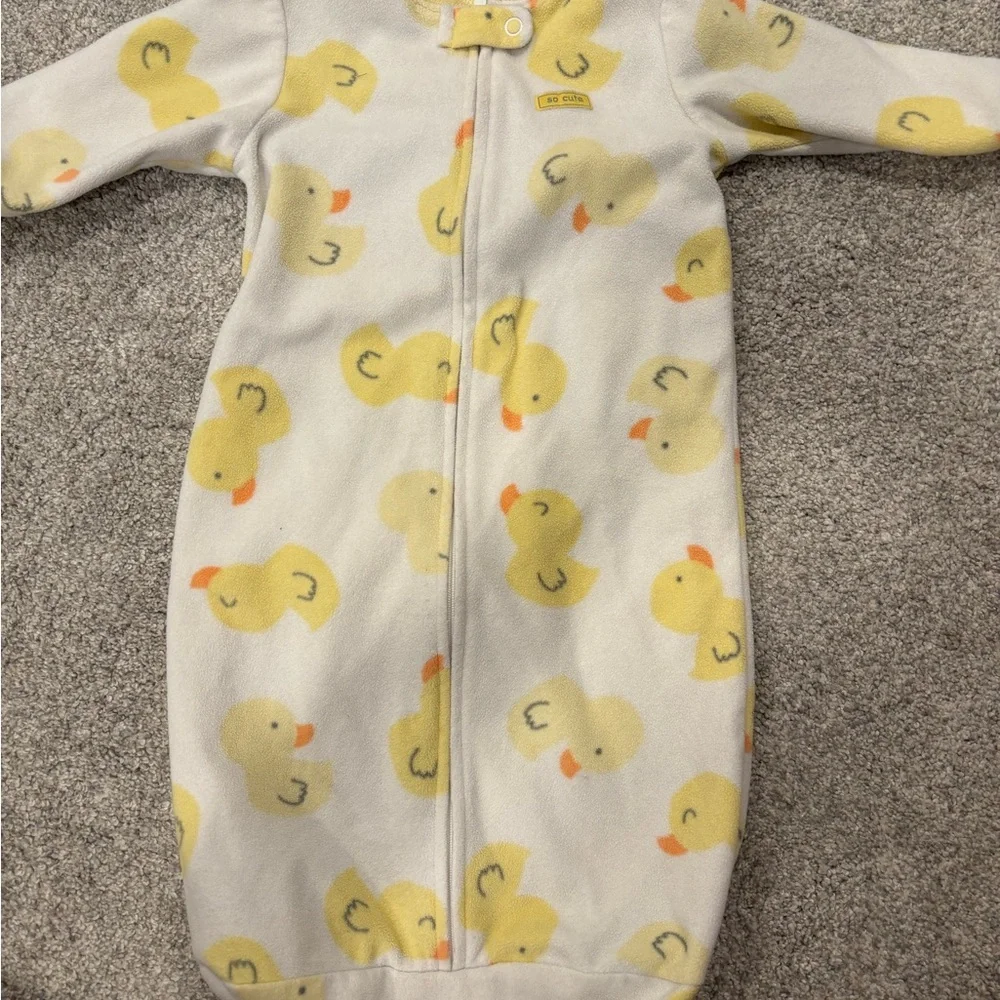 Carter’s fleece duck sleep bag